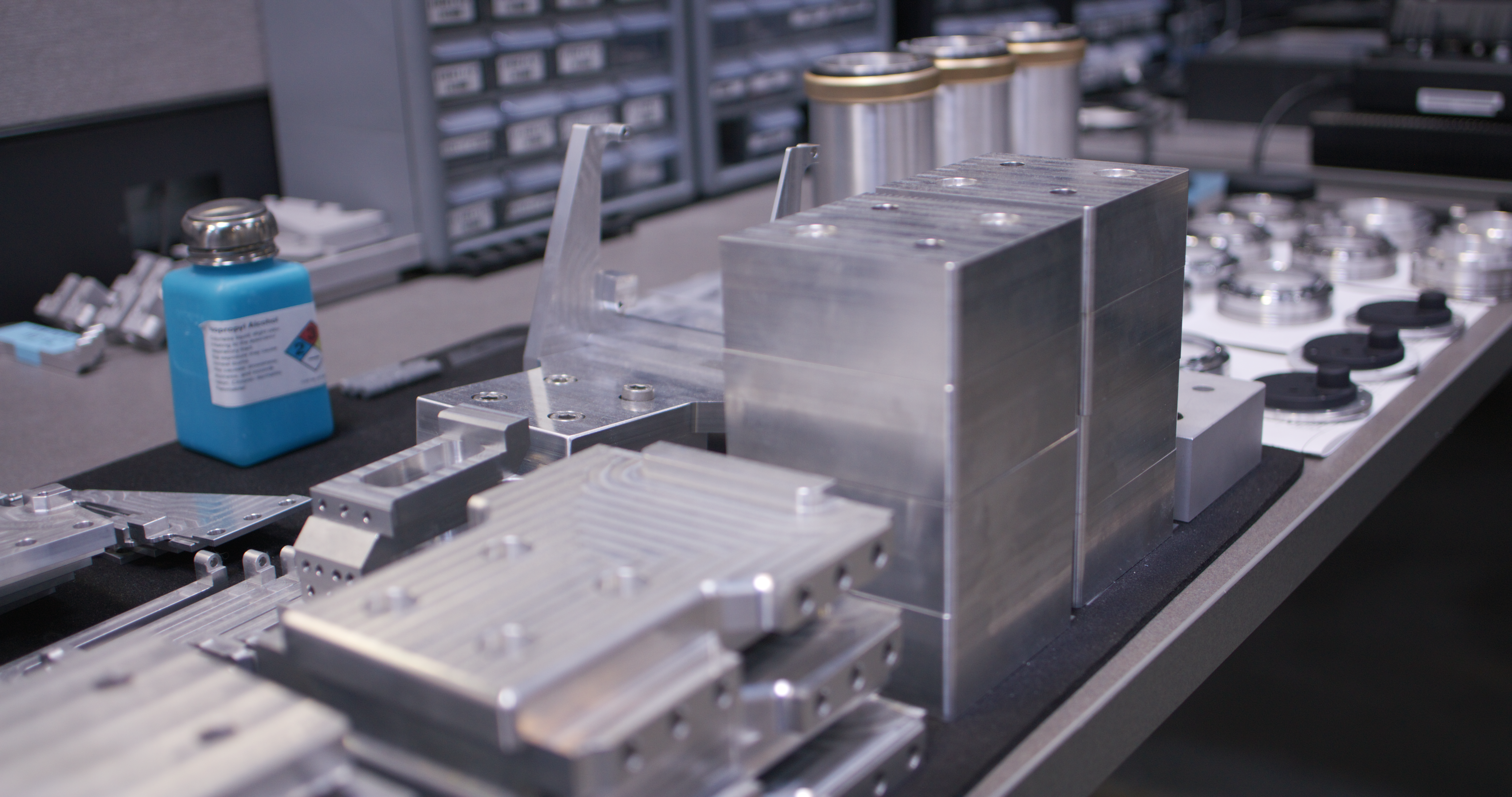 Fabricate — machined parts